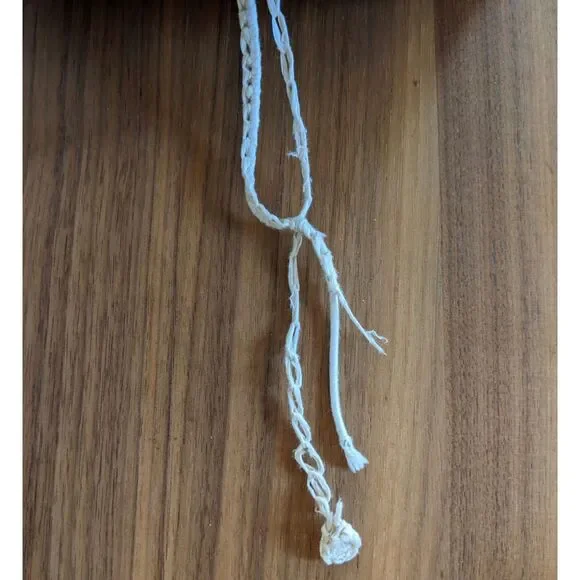 VINTAGE 60s "It's In the Bag" Crocheted Raffia Bamboo Handle Bag Made In Japan - Picture 11 of 11